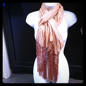 Golden viscose Scarf